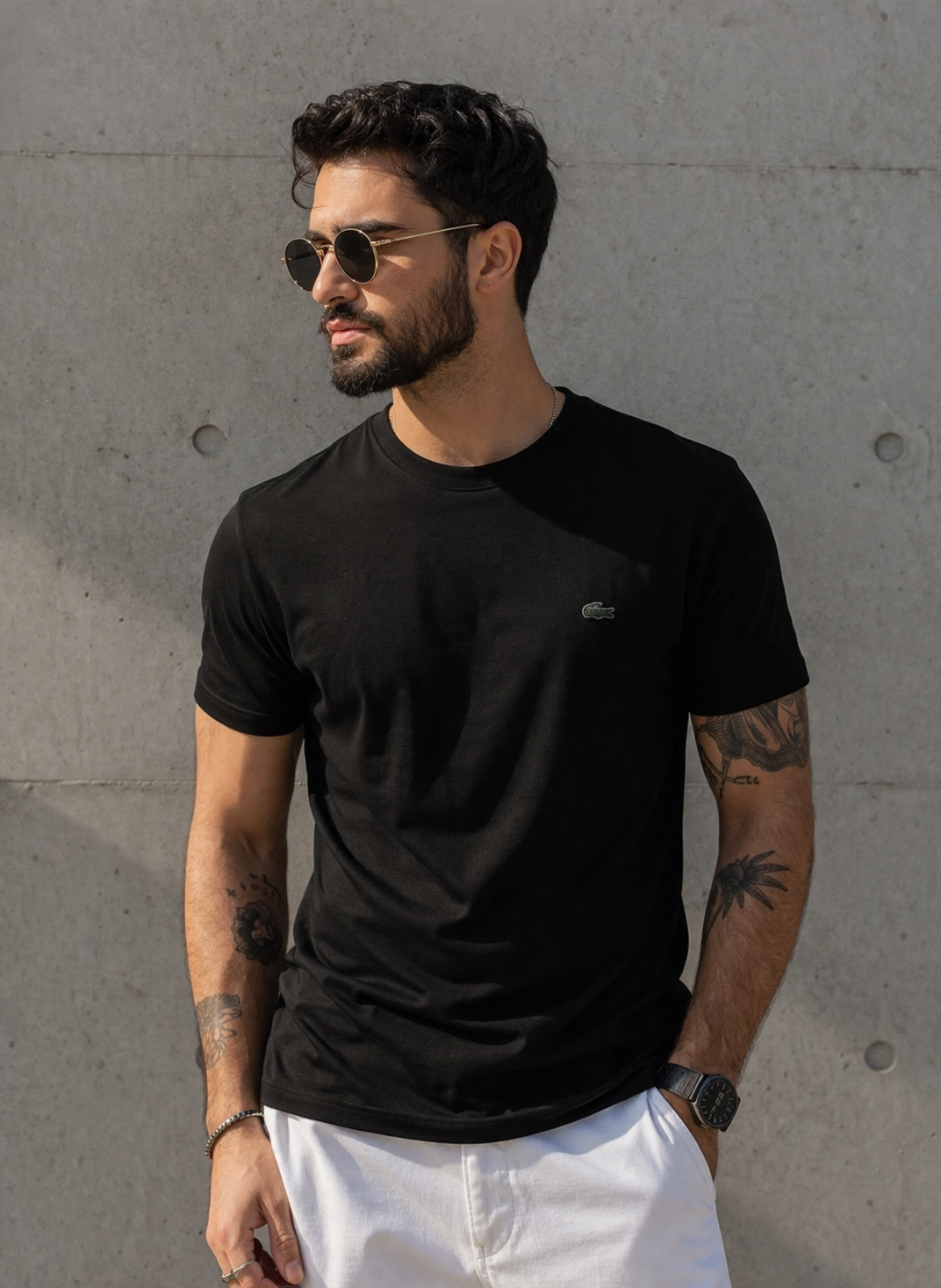 Tshirts Lacoste Negro