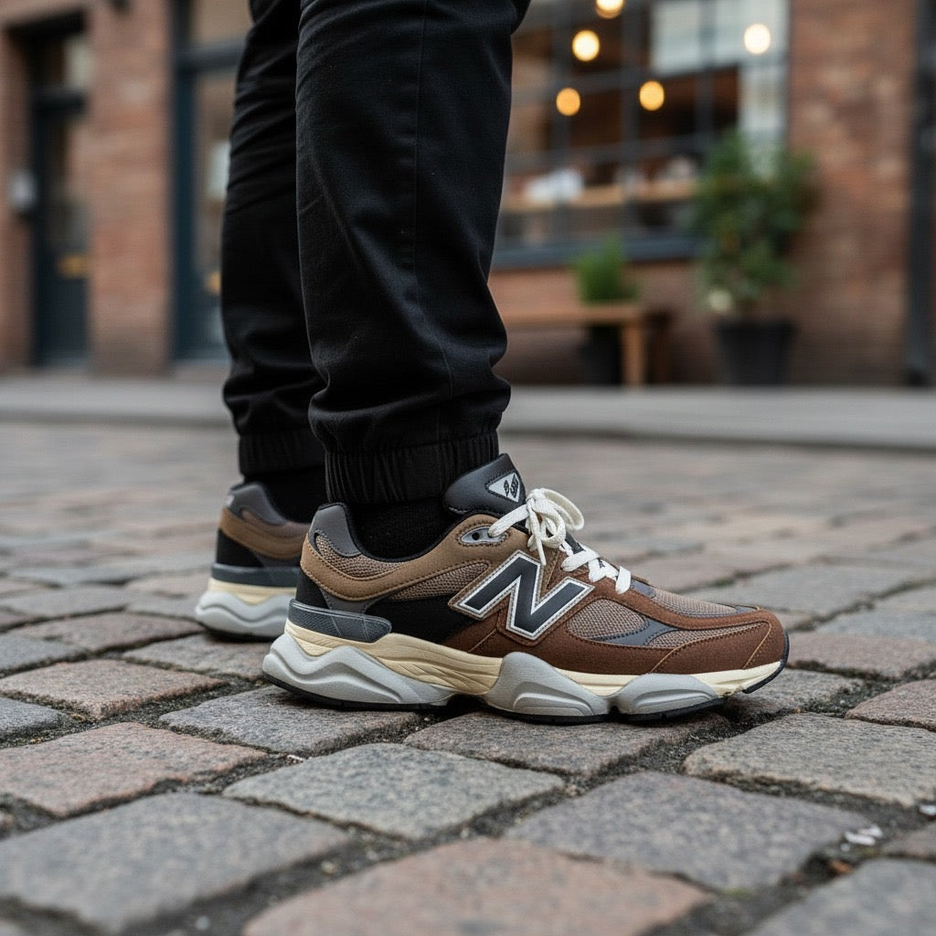 New balance 9060 Castanho y Negro