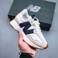New balance 327 blanco beje y azul
