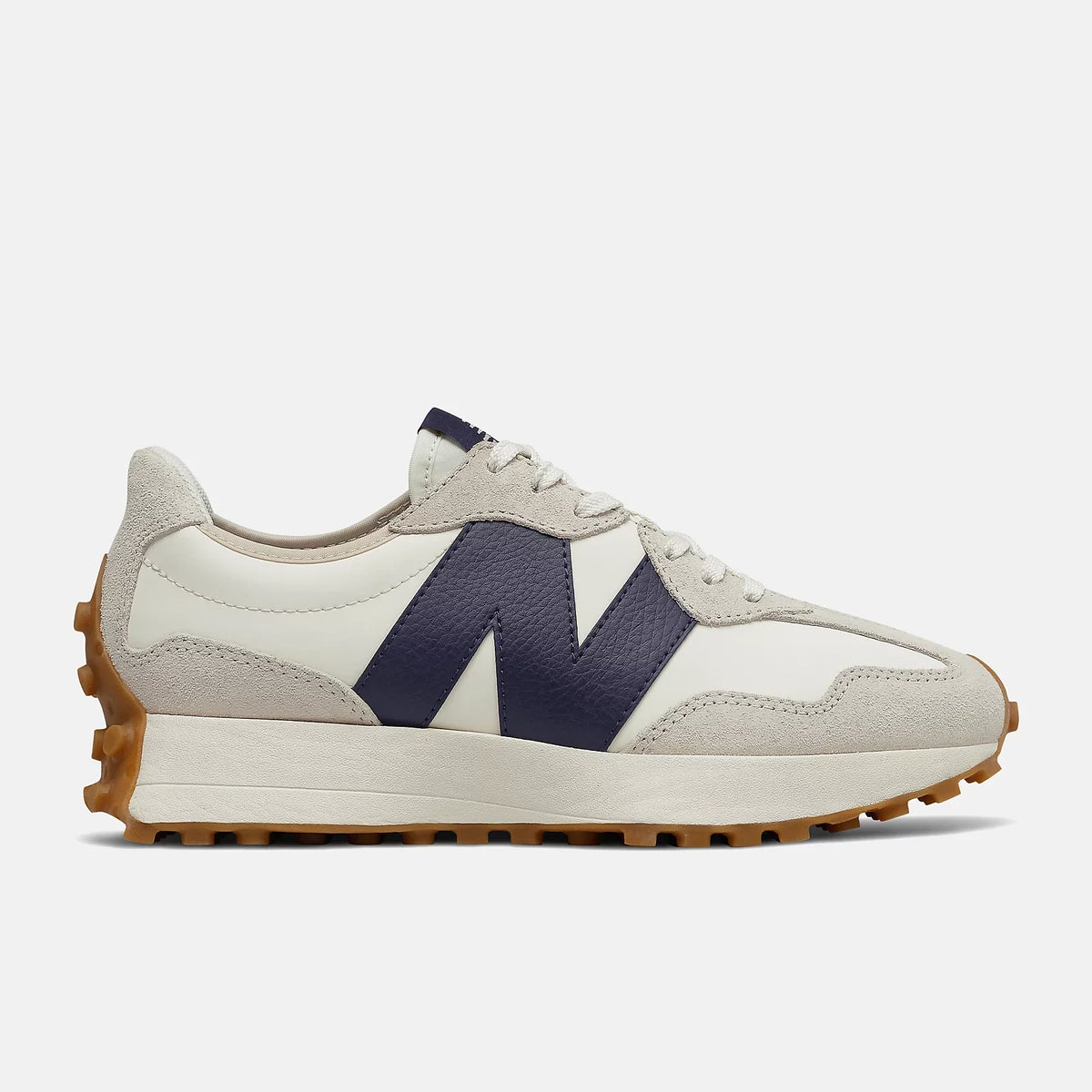 New balance 327 blanco beje y azul